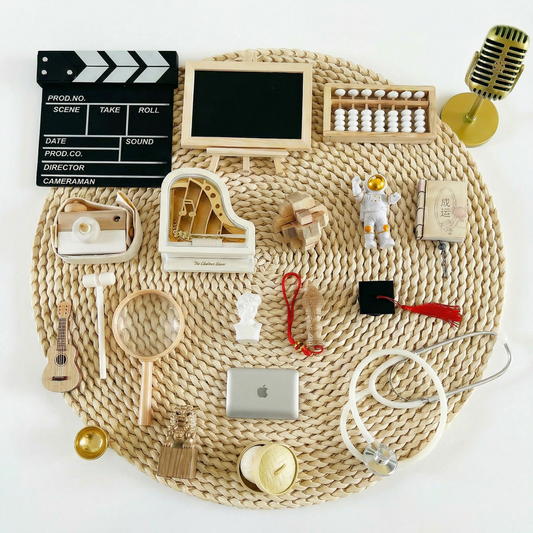 Eastern Ritual Zhuazhou Set | 22-Piece First Birthday Fortune-Telling Kit