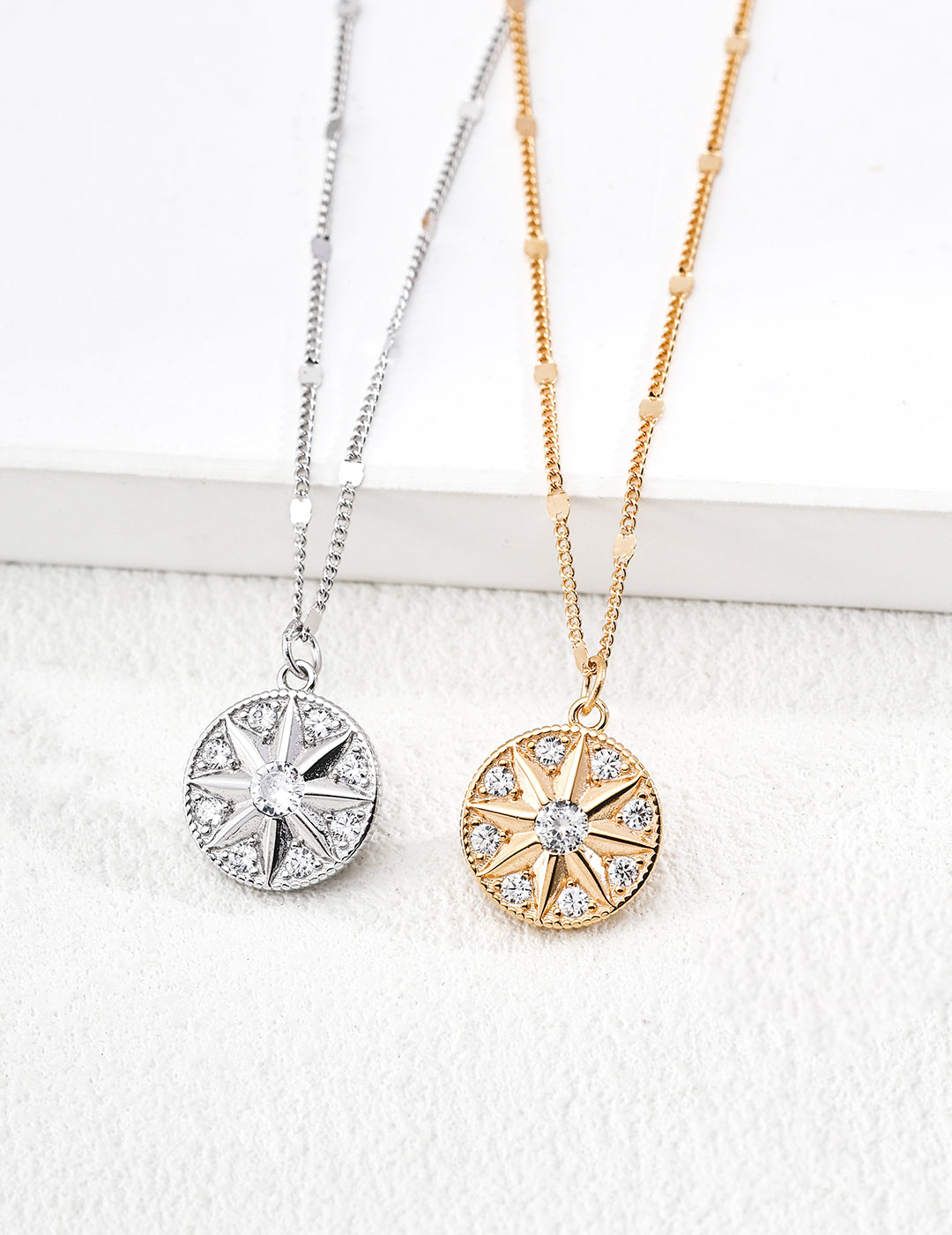 Minimalist Round Pendant Necklace