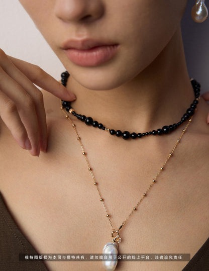 Baroque Pearl Pendant Necklace