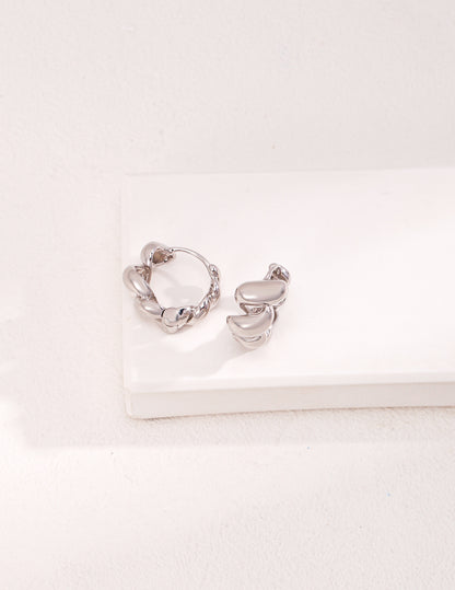 Chunky Gold Mini Hoop Earrings