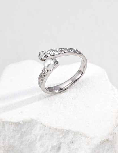 Vintage Gold Pearl Ring