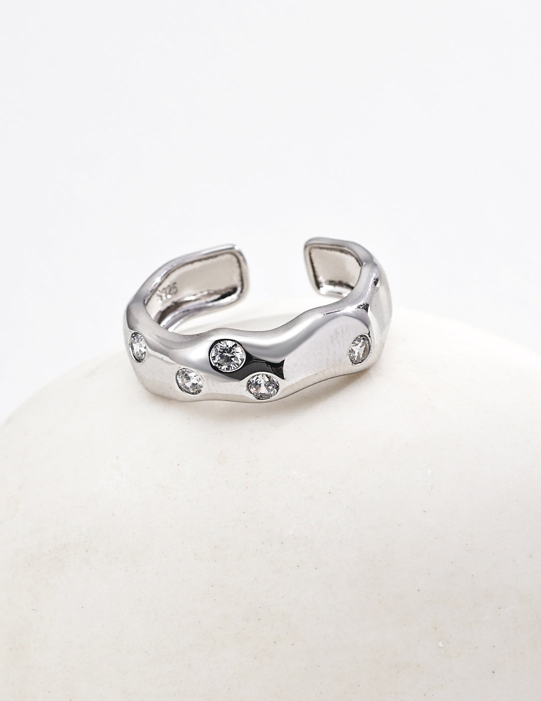 Gold Leaf Diamond Ring