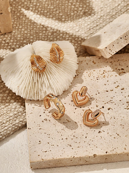 Gold Leaf Diamond Ring