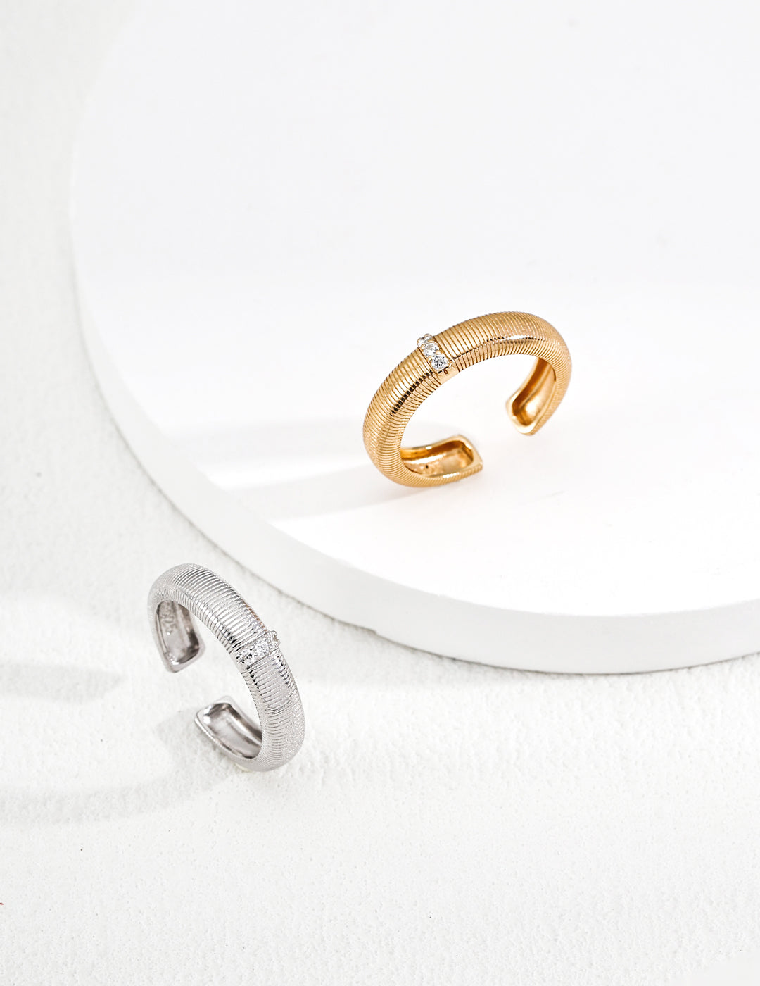 Minimal Gold Ring Collection