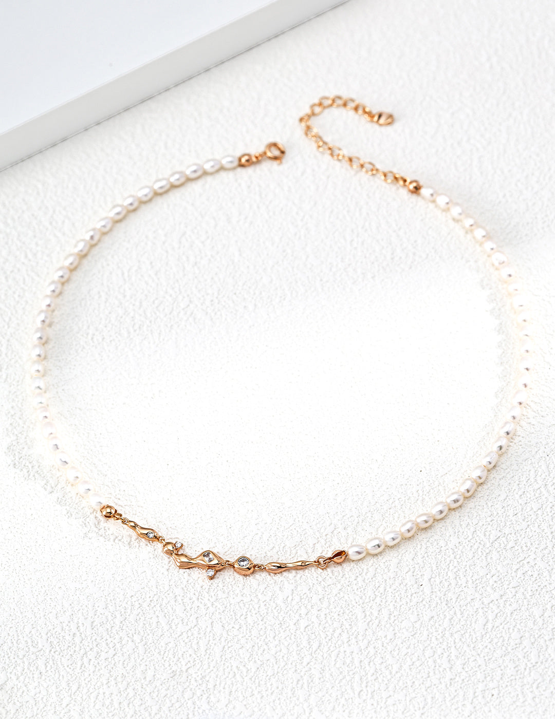 Vintage Pearl Gold Necklace