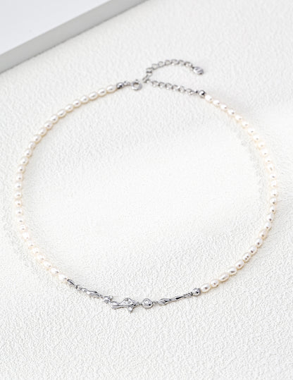 Vintage Pearl Gold Necklace