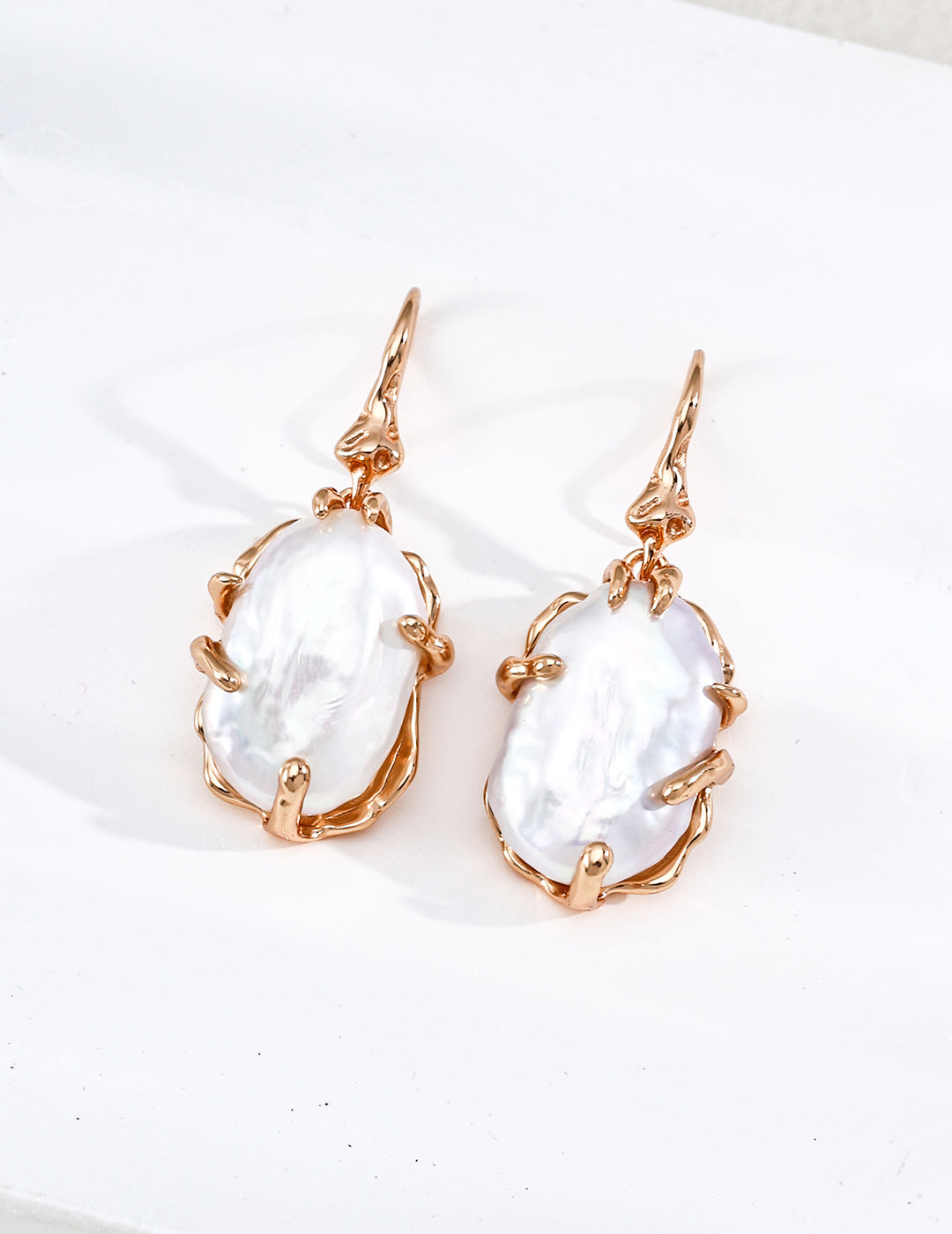 Vintage Baroque Pearl Earrings