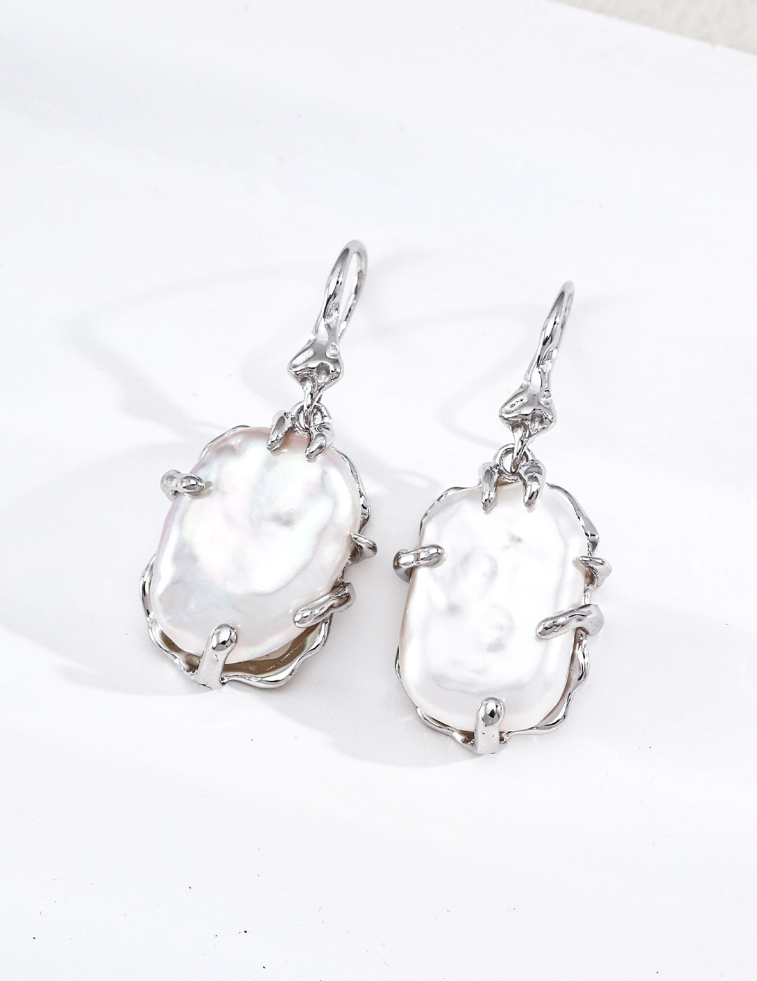 Vintage Baroque Pearl Earrings