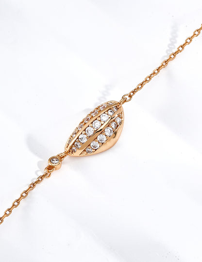 Minimal Gold Leaf Necklace