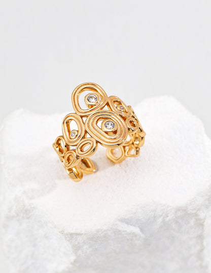 Vintage Gold Open Ring