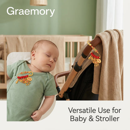 Chinese Feng Shui Blessing Safety Pin | Newborn Protection Amulet