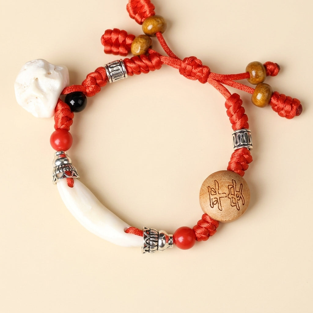 Baby Feng Shui Dog Tooth Protection Bracelet