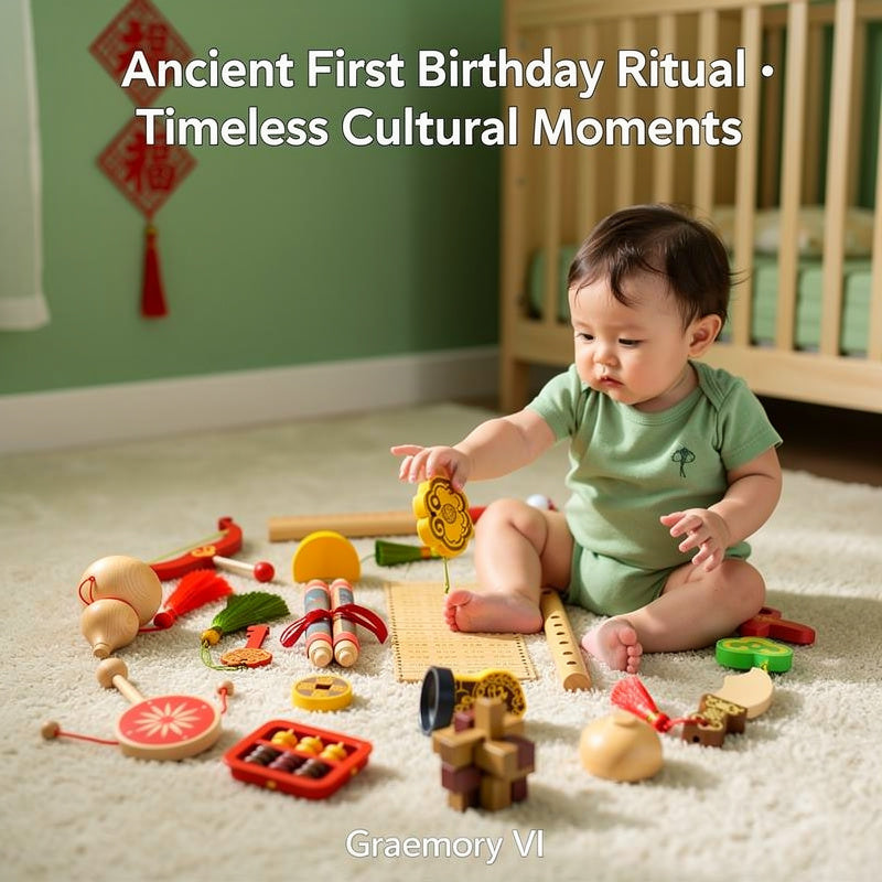 Chinese Traditional Zhuazhou Set | First Birthday Cultural Ceremony Kit