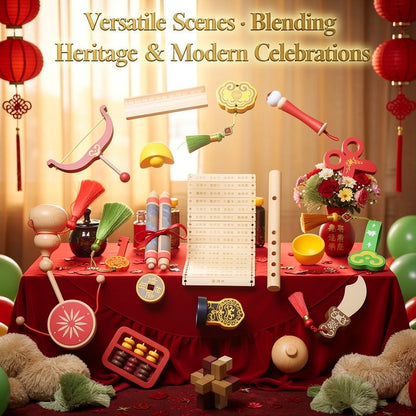 Chinese Traditional Zhuazhou Set | First Birthday Cultural Ceremony Kit