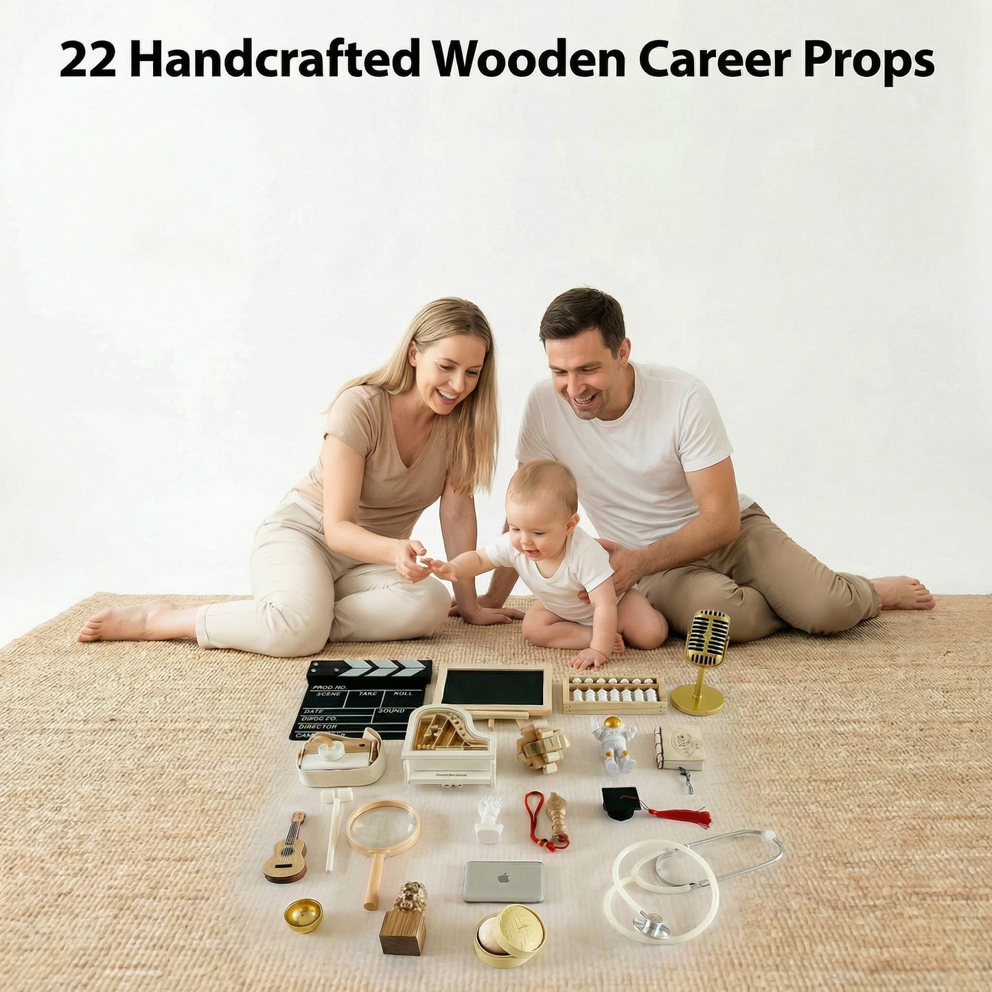 Eastern Ritual Zhuazhou Set | 22-Piece First Birthday Fortune-Telling Kit