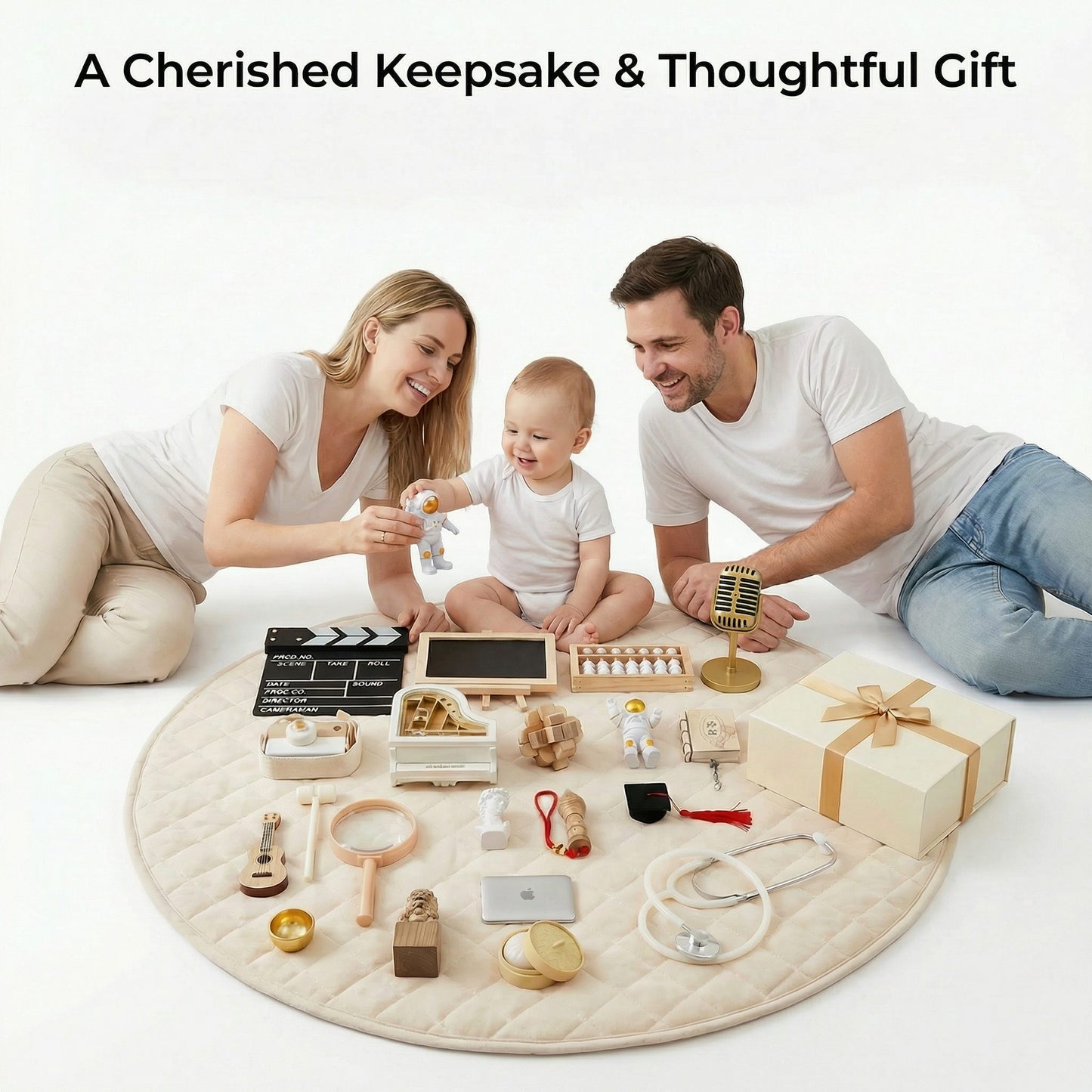 Eastern Ritual Zhuazhou Set | 22-Piece First Birthday Fortune-Telling Kit